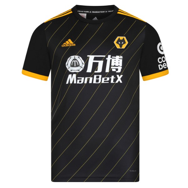 Camiseta Wolves 2ª 2019/20 Negro